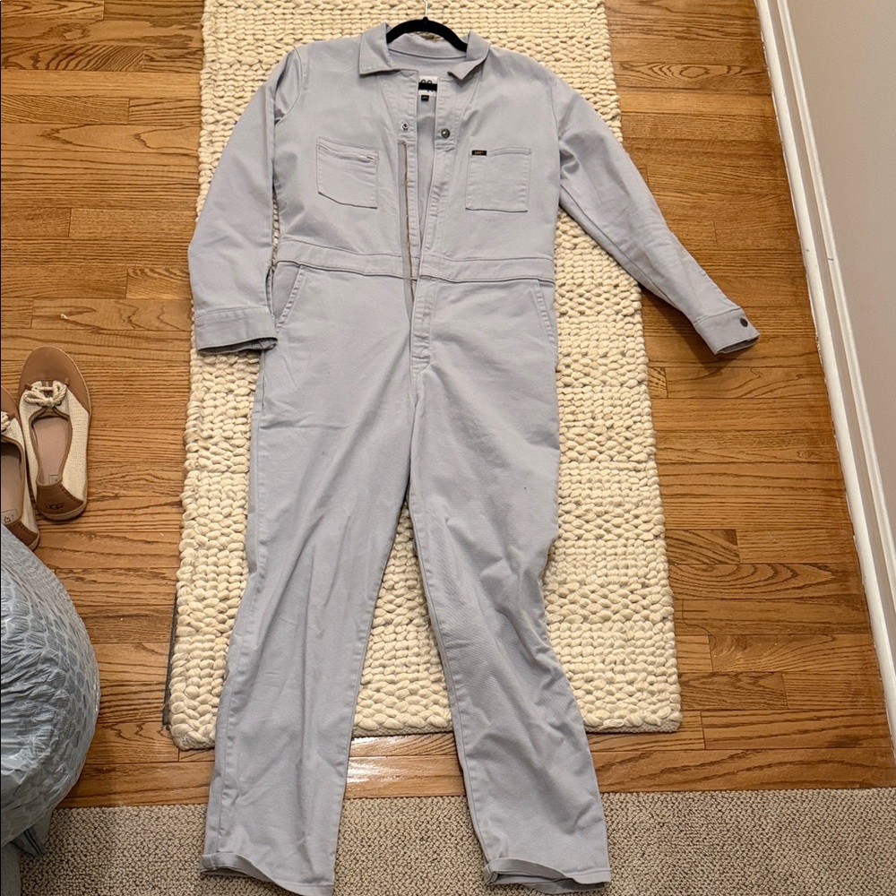 Lee Lilac Purple Utility Jumpsuit with Chest Pockets